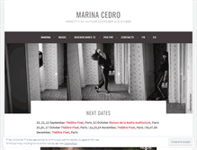 Tablet Screenshot of marinacedro.com
